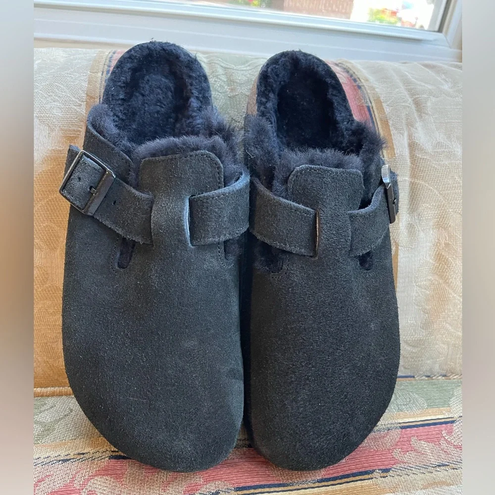 Birkenstock Boston Shearling Suede. Size 10-10.5 Women/ 8-8.5 Men
N17-08 - Picture 6 of 8